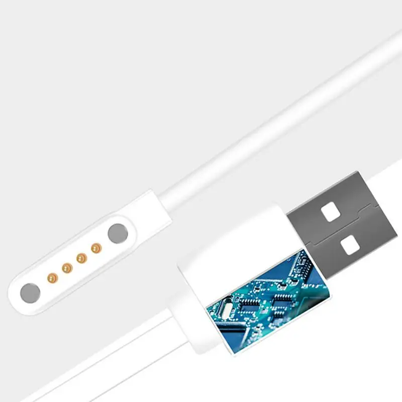 USB кабель для зарядки для смарт-часов, универсальная зарядка, 4 Pin, аксессуары, кабель для зарядки, магнитная сильная зарядка 95AF