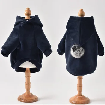 

Cute Puppy Outfits Autumn Winter Costume Soft Apparel Warm Decorative Pet Hoodie Dog Clothes French Bulldog Doggy Festival