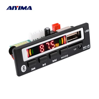 

AIYIMA 12V Bluetooth 5.0 MP3 Audio Decoder Board AUX USB TF FM Radio Music Player Decoding WMA WMV APE DIY Speaker Amplifier