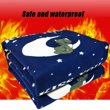 Электрическое одеяло более плотный обогреватель двойной подогреватель тела 180*150 см подогрев одеяло Термостат Электрическое отопление одеяло подарок