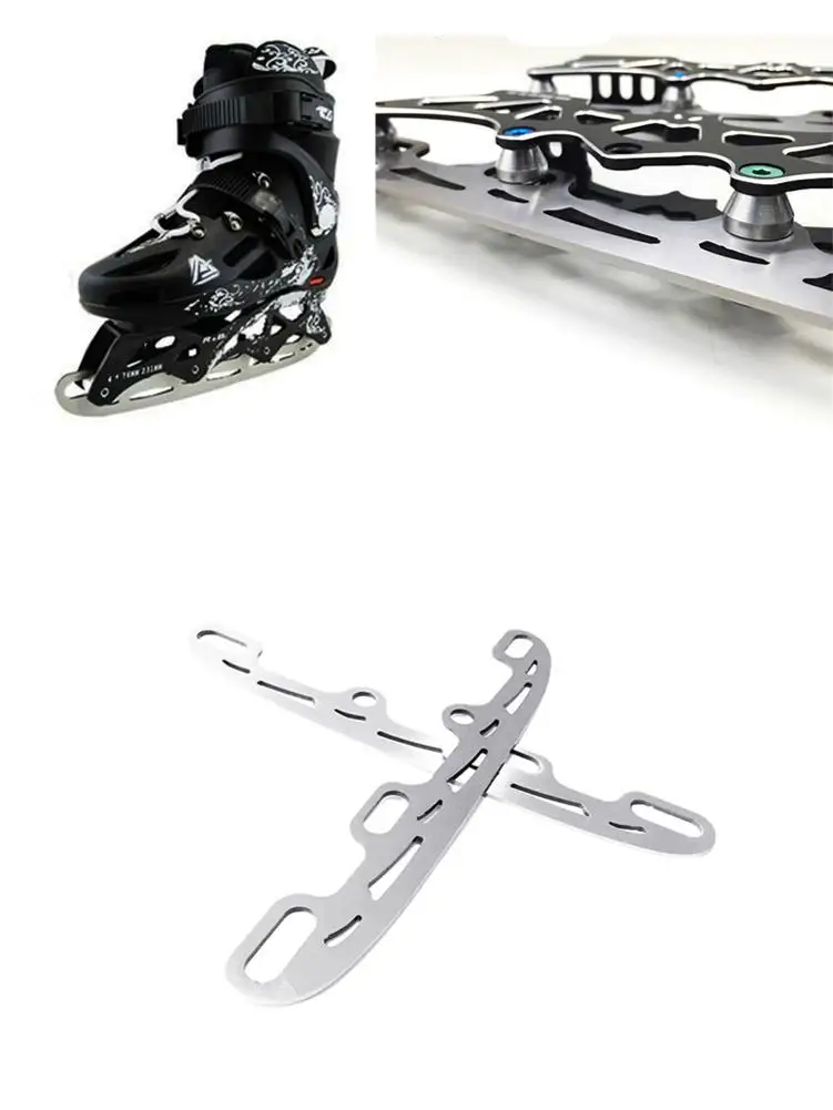 Roller Skates Ice Blade Stainless Steel Ice Hockey Knife Replaceable Ice Skates Full Multi Purpose Ball Blade Full Set Roller Skates Ice Blade Stainless Steel Ice Hockey Knife Replaceable Ice Skates Full Multi Purpose Ball Blade Full Set