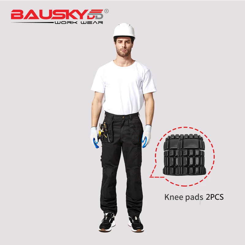 Bauskydd workwear B231 mens winter work pants multi-tool pockets working clothes autumn trousers durable resistant free shipping |