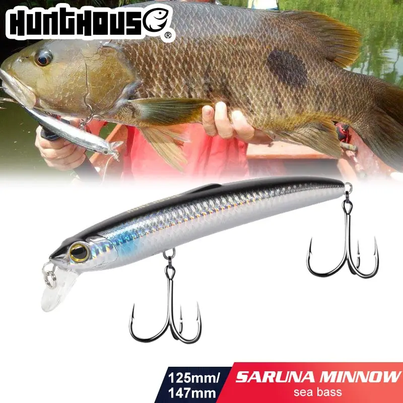 Рыболовная приманка Hunthouse smith saruna minnow жесткие приманки Гибкие плавающие шарики