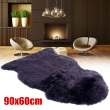 60*90 см коврик из овчины, имитация шерсти диван коврик, напольный ковер шерстяной коврик для сиденья эркерное окно Одеяло Гостиная Спальня украшения