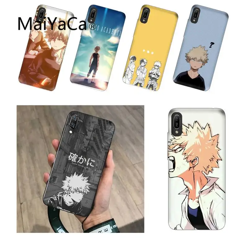 Чехол для телефона MaiYaCa Anime Katsuki Bakugou Huawei nova7pro p30 lite p40 pro p smart2019 honor 8X 10lite 10i Y5