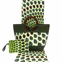 Африканская восковая сумка с Анкара африканская ткань с женской сумочкой восковая ткань с принтом 6 ярдов Хлопок для свадьбы