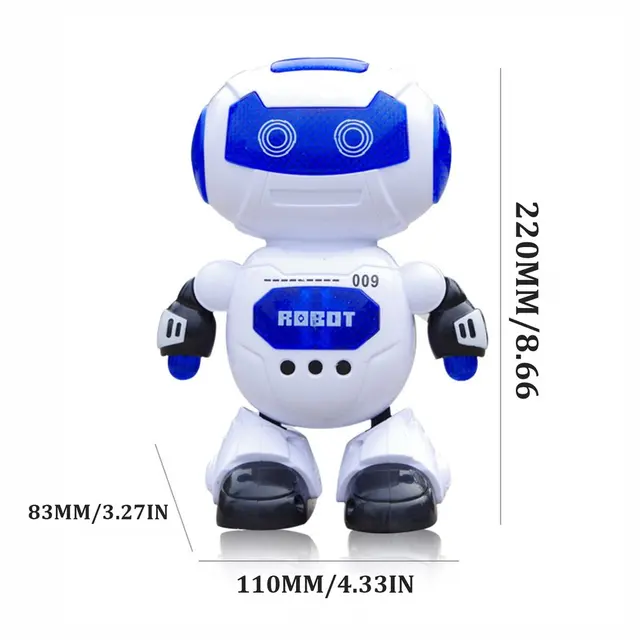 NEWToys for Children Dance and Music Robot Action Children's Electric Toys Hyun Dance Robot Rotating Light Music 6