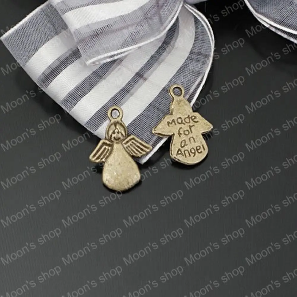 Оптовая продажа 15*13 мм Little Angel Античная Бронза Подвески Diy Выводы аксессуары 50 шт. (JM1242)