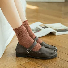 10 пар в комплекте; сезон осень-зима; носки без пятки; женские носки, японский стиль чистого серебра гриб груды носков женские