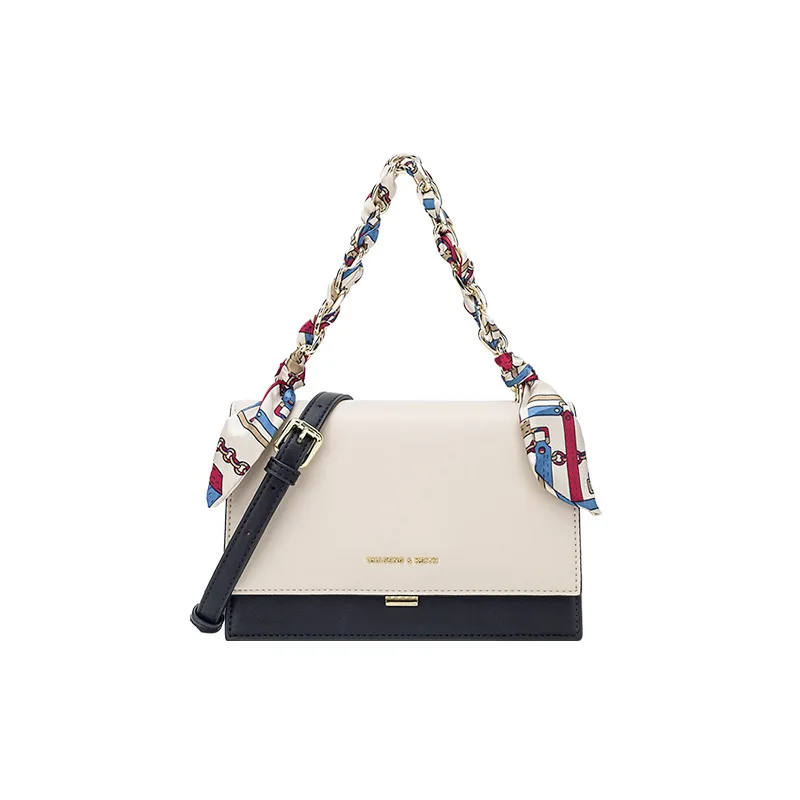 

Beach bag 2020 contrast color shoulder chain portable women's Crossbody Bags New Design Fashion For Women Bolsas Feminina Saco