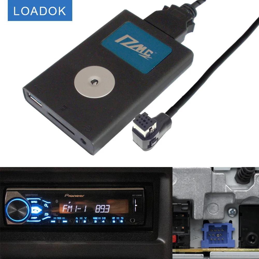 Auto Digitale Cd-wisselaar Bluetooth Usb Sd Drive Aux Adapter Voor Pioneer Radio KEH-P6200-W MEH-P055 DEH-88 DEH-P _ AliExpress Mobile