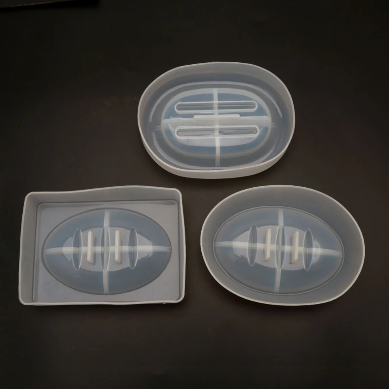Silicone Mold Handmade Soap Box Silicone Mold Soap Dish Tray Resin Casting Mold Epoxy Resin Ring Dish Holders Tray Molds Home decor silicone mold