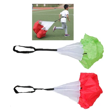 

2 Count Speed Training Resistance Parachute 43 Inch Sports Power Running Chute Parachute for Core Strength Train Aids