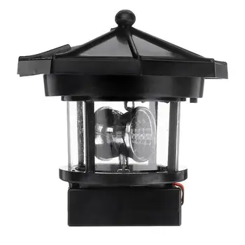 

Casual Lighthouse Led Solar Revolving Light Outdoor Waterproof Courtyard Decoration Induction Whirling Landscape Tower Light