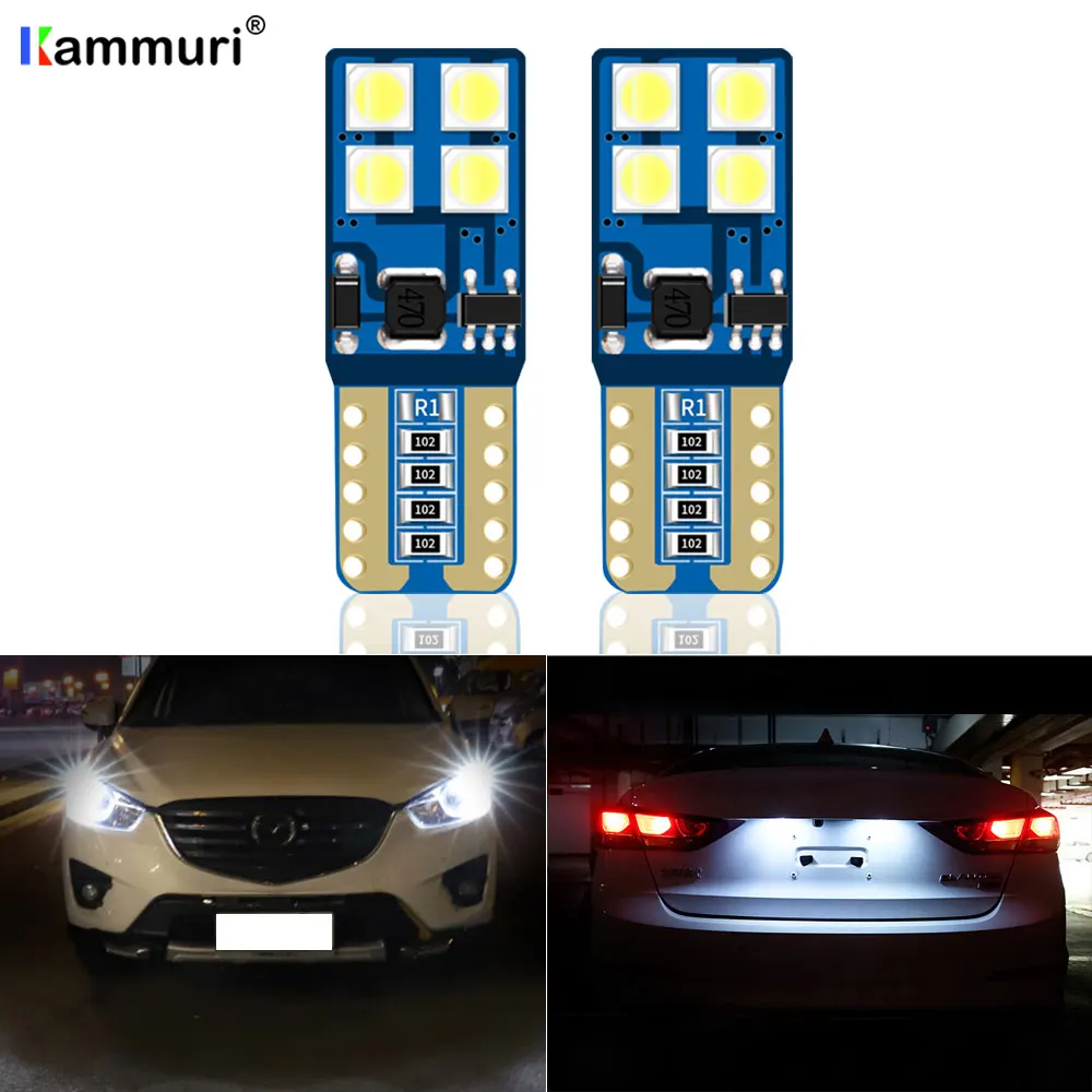 2X W5W T10 светодиодный разрешение на парковку пластинчатый светильник для Mazda 2 3 kb kl 4
