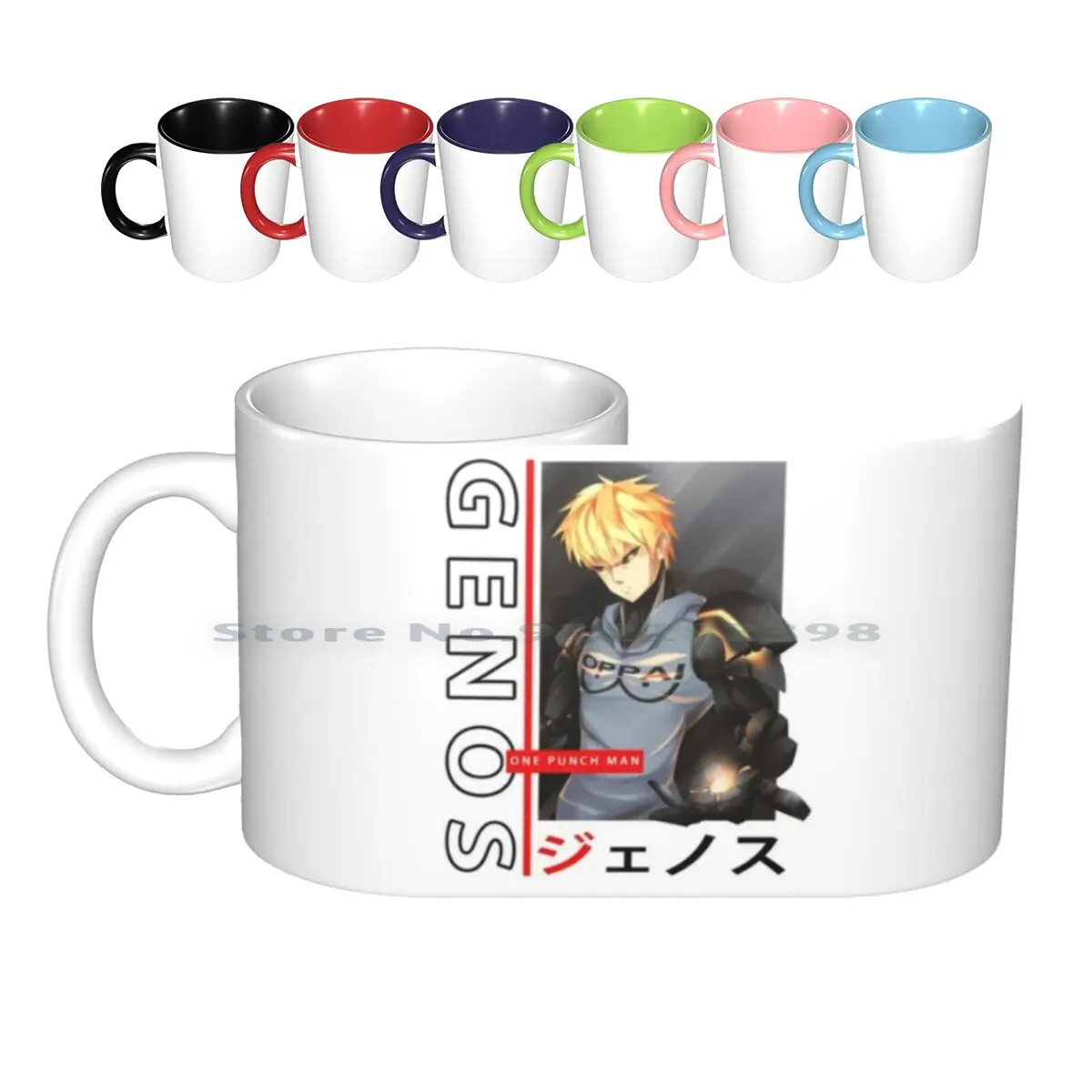 Punch-One Tazze In Ceramica Tazze Da Caffè Tazza Da Tè Al Latte One Punch Man Saitama Jenos One Punch Man V Manga My Adorabili Personaggi Delle Ragazz