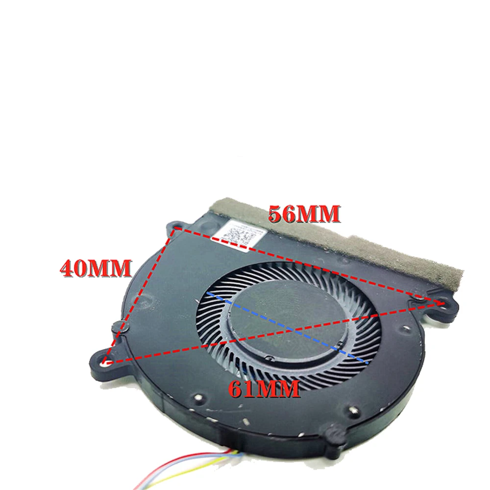 Computador para Huawei Matebook 13 W19 W29 Hn-w19r Cpu Ventilador Radiador Refrigerador Solhq23300013000 Cg60 S9a Novo Fãs Eg50040s1de - Imagem 6