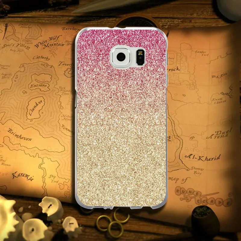 Мягкий TPU чехол для телефона, Capa для samsung Galaxy Note 2, 3, 5, 8, 9, S2 S3 S5 мини S6 S7 S8 S9 S10 Edge рlus Lite милые девичьи розовые блестящие