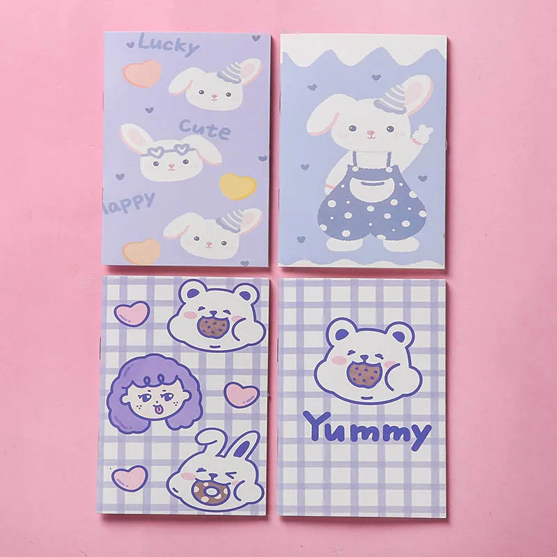 1 шт. Kawaii фрукты блокнот с кошкой блокноты Милая Пижама рождественским принтом
