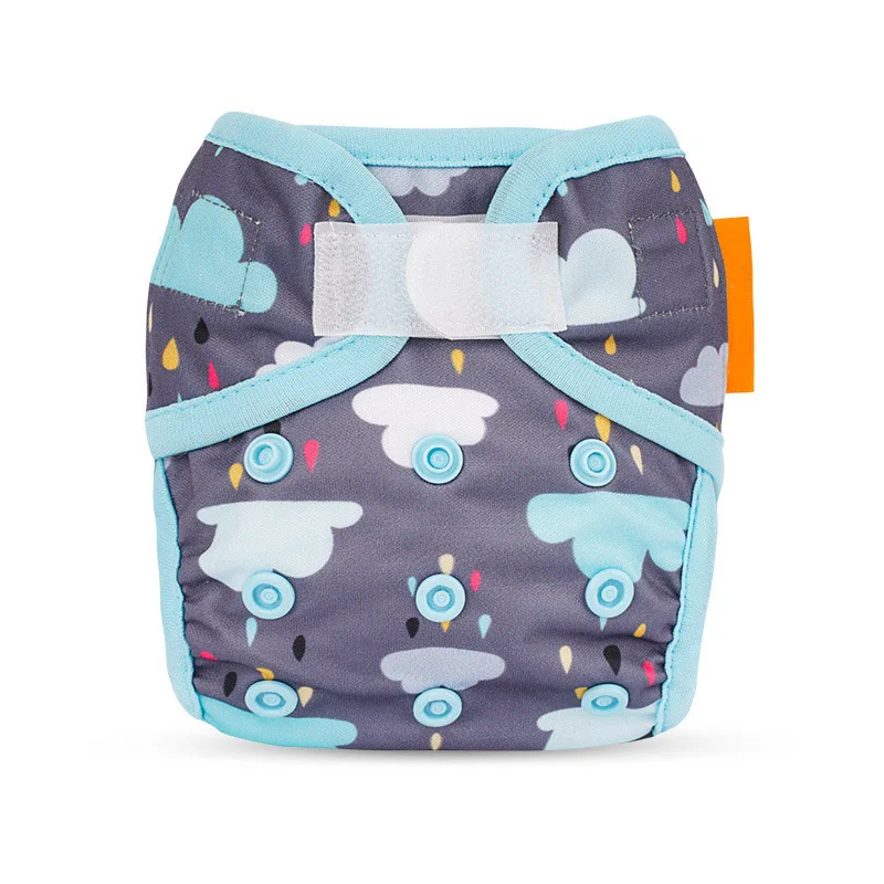 

Baby Washable Diapers Cover Velcro Adjustable Diapers For Newborns Reusable Nappies Waterproor