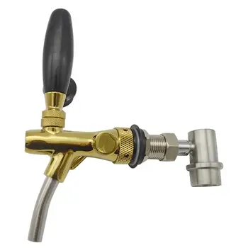 

1pc Stainless Steel Beer Regulator Beer Defoaming Tap Beer Machine Valve Beer Drain Valve for Shop Home-brew Bar DIY