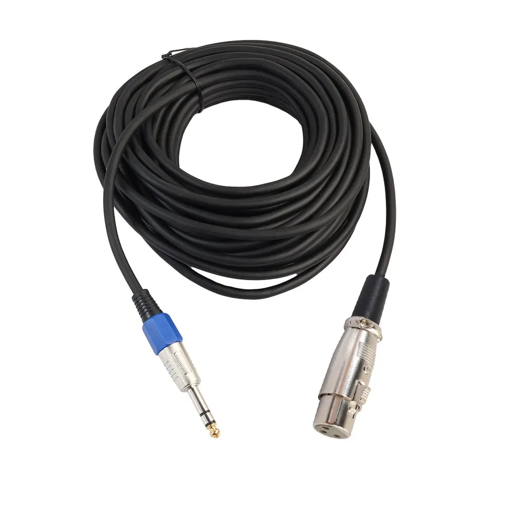 

6.35mm Jack to XLR Cable Male to Female Professional Audio Cable for Microphones Speakers Sound Consoles Amplifier 5/10m/15m/20m