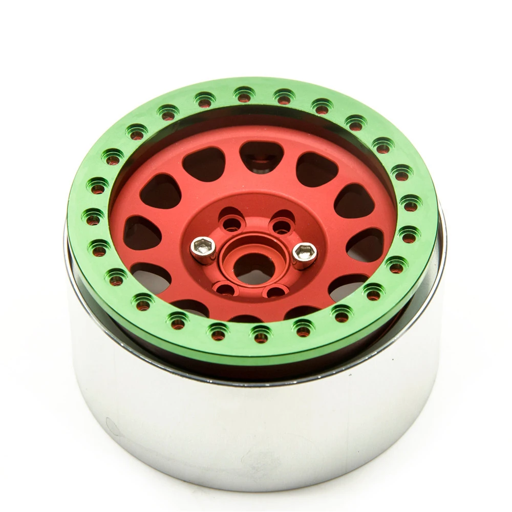 AXSPEED 4 Stück Aluminiumlegierung 1,9/2,2 Zoll Ersatz Beadlock Felgen Ringe für Axial SCX10 Wraith TRX-4 1/10 RC Crawler Auto – Detail 31