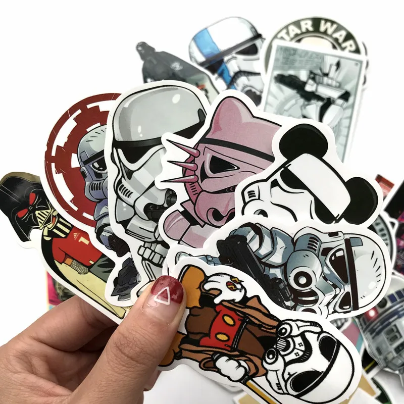 50pcs Star Wars Stickers bomb Creative Car Skateboard Laptop Phone Decal Sticker kids toys