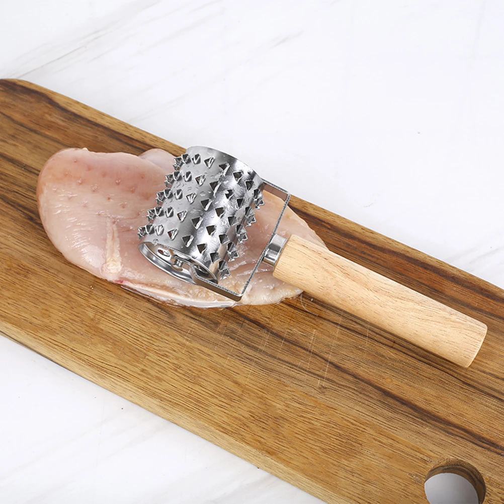 1pcs Meat Hammer Roller Steak Knocking Hammer Beef Steak Hammer Meat Tenderizing Needle Steak Tenderizers for Home Restaurant