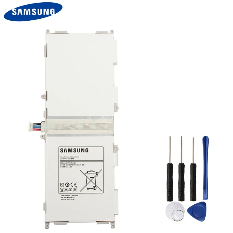Оригинальный Samsung Tablet батарея EB-BT530FBU EB-BT530FBC для GALAXY Tab4 Tab 4 SM-T530 T531 T535 T537 T533 6800 мА-ч |