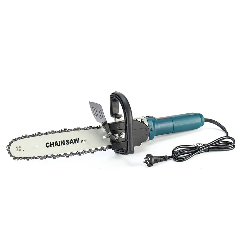 Grinder and Chainsaw 1000 Вт, 11000 об/мин, 6 скоростей, регулируемая электрическая угловая шлифовальная машина 100+ M10, бензопила, деревообрабатывающий режущий кронштейн для цепной пилы, сменный шлифовальный станок - Цвет: Grinder and Chainsaw