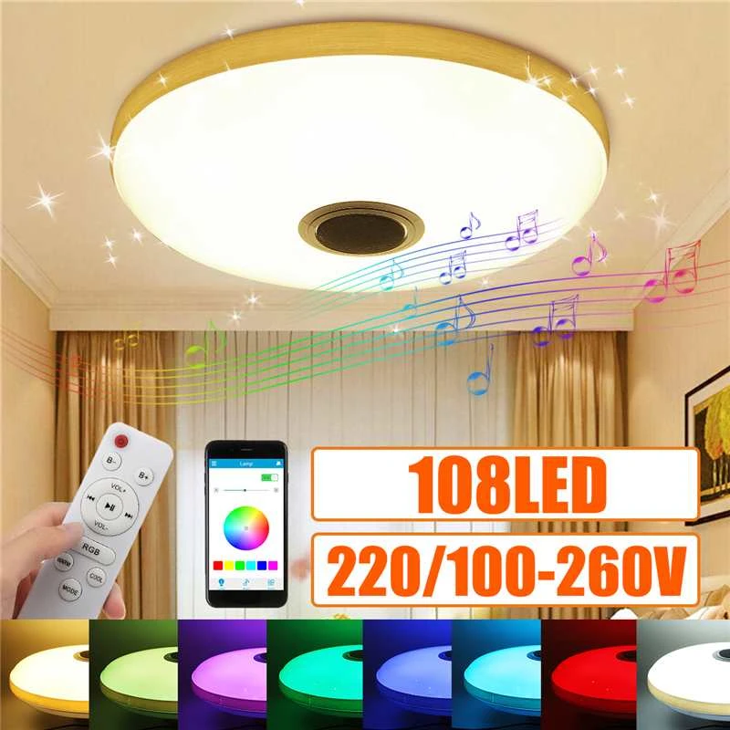 bluetooth music ceiling light