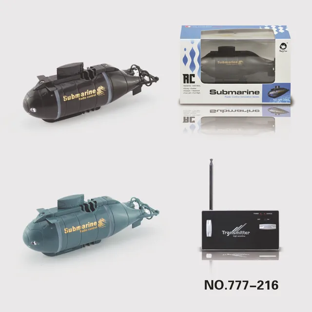 Indoor Mini RC Model Submarines Six-channel Underwater Electric Radio Remote Control Ship Children Funny Aquarium Toy 2