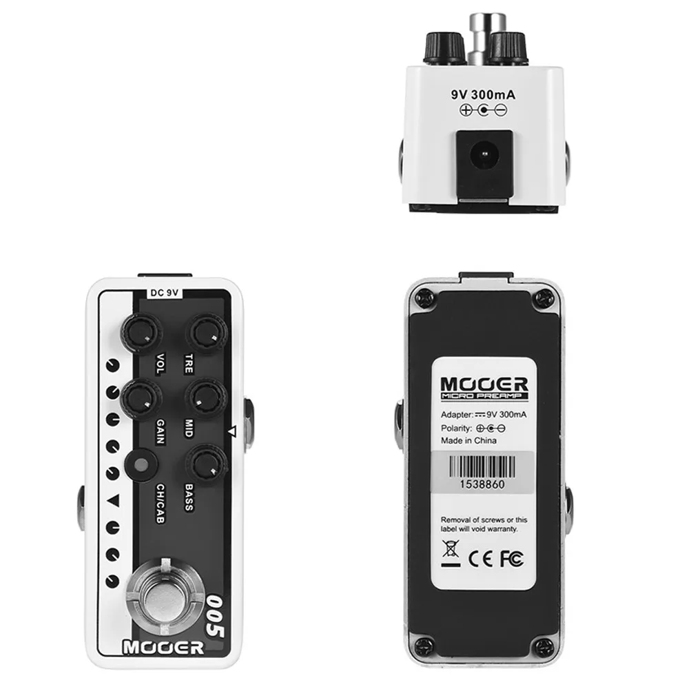 

2019 Mooer M005 Brown Sound 3 Micro Preamps Guitar Effects Dual Channel 2 different Modes For Footswitch Operation Guitar Effect