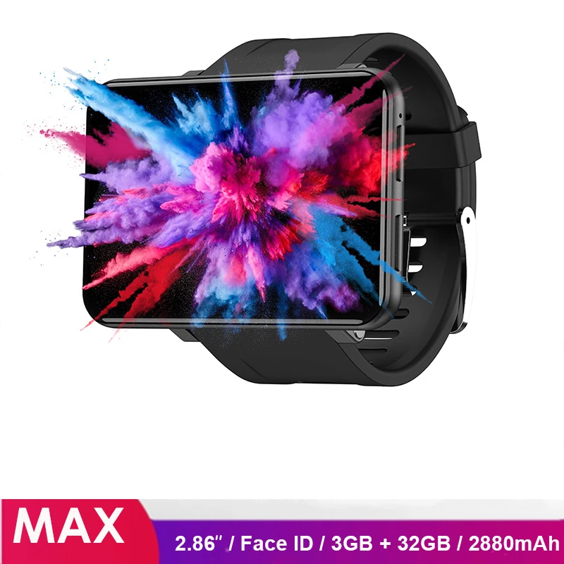 Ticwris Max 4G часы телефон 2 86 дюймов Лицо ID 2880 мАч 3 ГБ ОЗУ 32 Гб ПЗУ IP67 водонепроницаемые