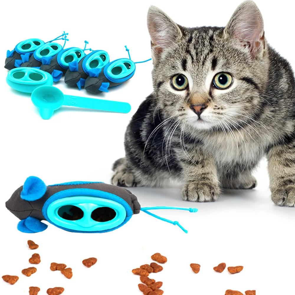 Pet Dog Toys Mouse Catch Leaking Toy Cat Interactive Feeder Funny Playing Puppy | Дом и сад