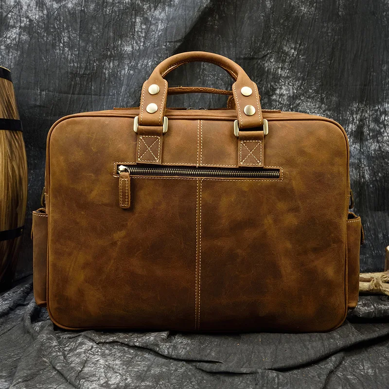 MAHEU модный мужской портфель из натуральной кожи с плечевым ремнем, мужская сумка для ноутбука, новинка, деловой портфель, сумка