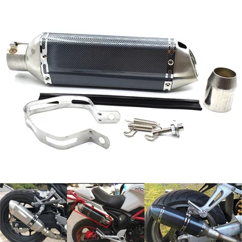 

Universal Motorcycle parts Exhaust Stainless Steel Motorbike Exhaust Pipe For Honda GROM CBR250R CBR300R CB300F CBR500R CB500F