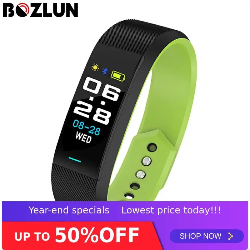 

Bozlun Smart Band Bracelet Color Touch Screen Bluetooth Watch Wristbands Blood Pressure Monitorr Wristbands For Android IOS B25