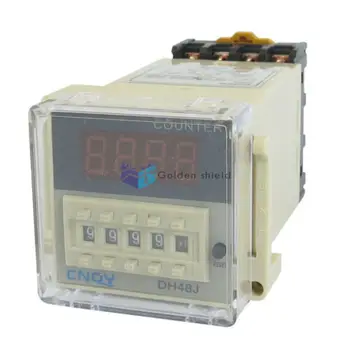 

DH48JA 1-999900 Count Up Digital Counter Relay w Base AC 110V 50/ 60Hz