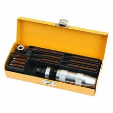 

12 Pcs Impact Screwdriver Set Handle Tool Multifunctional Manual Screwdriver Bits Screw Extractor for Repairing Driver Set 1 Box