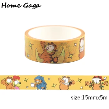 

20pcs/lot Homegaga Cartoon Cat Washi Tape Funny Masking Tape Cool Adhesive Tapes Notebook Tape Stickers Decorative Tapes D2536