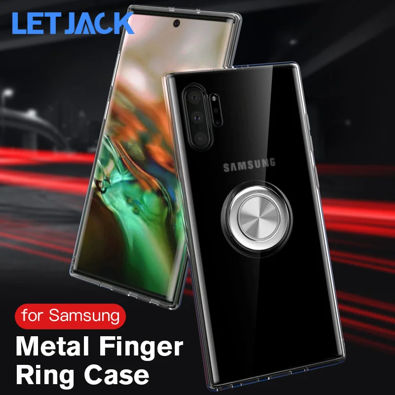 Роскошный Магнитный кольцевой чехол для телефона Samsung Galaxy Note 10 Plus S10E 5G S9 S8 S10 8 9 M20 M30