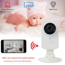 Детский монитор для сна, беспроводная цифровая видео 720P камера, температурный дисплей, Детская безопасность, Радио Аудио Сигнализация, ночное видение