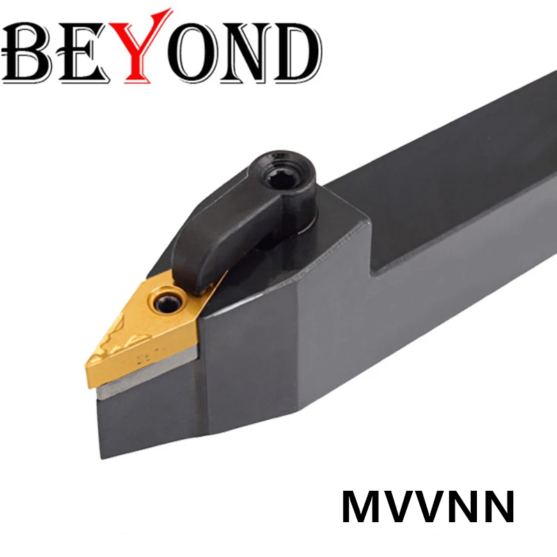 

BEYOND MVVNN Lathe tool holder External Turning Tools MVVNN1616K16 Carbide inserts CNC Boring Bar MVVNN2525M16 MVVNN2020K16