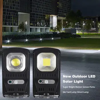 

LED Solar Power Street Light Motion Sensor Lamp Waterproof Panel PIR Garden Decoration Lighting Outdoor Pathway Wall Lights