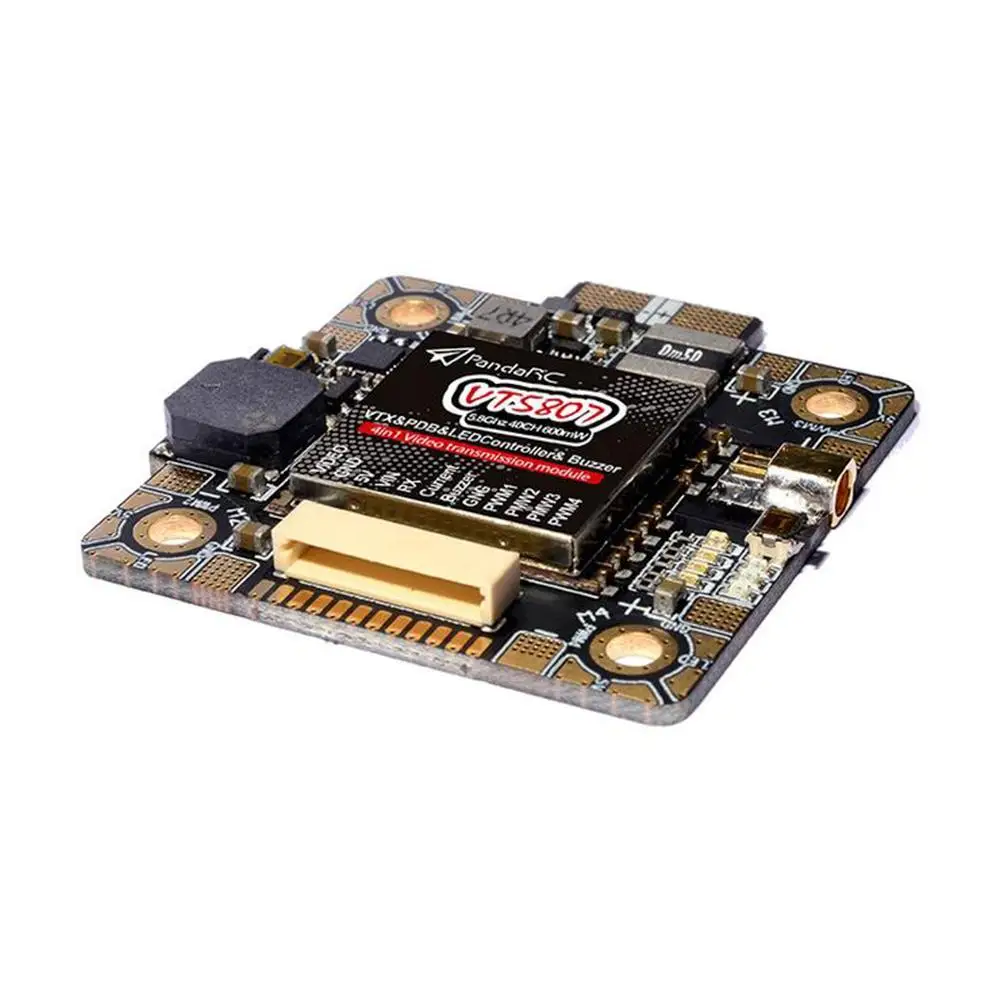 30 5 мм PandaRC VT5807 40CH 25-600mw 2-6S SmartAudio VTX встроенный PDB 85 дБ звуковой сигнал BEC