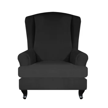 

Dustproof High Stretch Removable Soft Home Decor Modern Slipcover Washable Couch Furniture Protector Wing Chair Cover Full Wrap