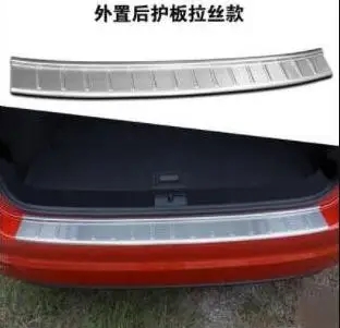 Для Volkswagen new спортивный фургон Golf Задняя панель для защиты от украшение резервный ящик порог Добро пожаловать для езды на велосипеде и установка - Цвет: outside