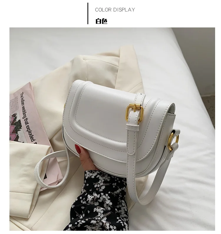 nova moda simples bolsa de ombro único